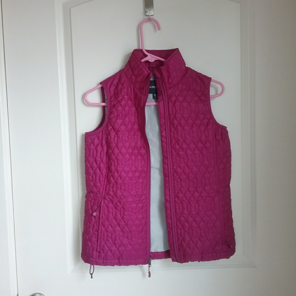 Land`s End Side Pockets Purple Girl's Vest